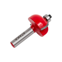 Фреза кромочная калевочная (28.5х12.7 мм; R 7.9 мм; хвостовик 8 мм) АТАКА 38191