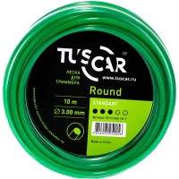 Леска для триммера Round, Standart, 3.0 мм, 10 м TUSCAR 10111330-10-1