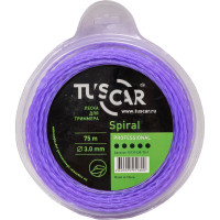 Леска для триммера Spiral, Professional, 3.0 мм, 75 м TUSCAR 10131530-75-1