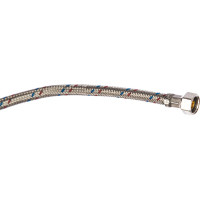 Гибкая подводка для воды M10 18 мм х ВР 3/8" длина 400 мм STOUT RG008P0SHNT8F2