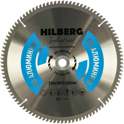 Hilberg Диск пильныйIndustrial Алюминий 255x30x100Т HA255