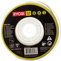 Ryobi Леска 2,0 мм 50 м круглая, белая RAC103 5132002640