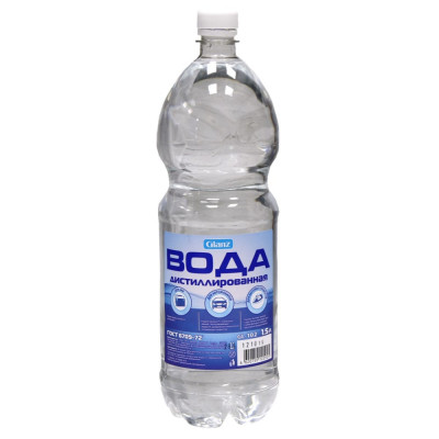 Glanz Вода дистиллированная 1,5 л GL-102