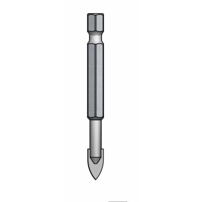 Wpw сверло для стекла и керамики d8 l81 хвостовик hex1/4 hmz0804