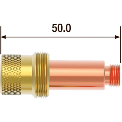 Fubag корпус цанги c газовой линзой ф1.6 fb tig 17-18-26 5 шт. fb45v25