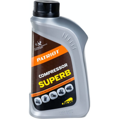 PATRIOT Масло компрессорное 1 л COMPRESSOR OIL GTD