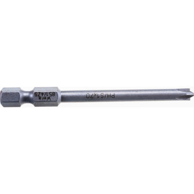 Wera биты (шт) 851/4 ph/s ph/s # 1/70 mm we-059720