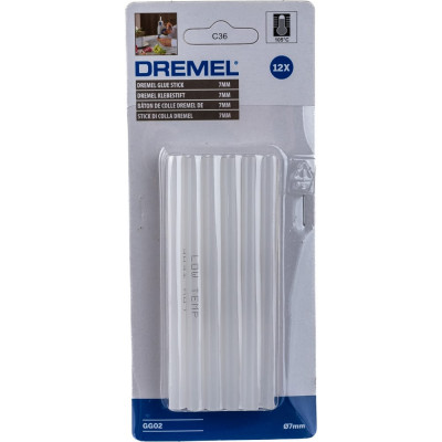 Клеевые стержни выс тем, 7 мм dremel 2615gg02ja