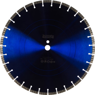Турбосегментный алмазный диск по железобетону MESSER 450D-3.6T-12W-32S-25.4 01-16-451