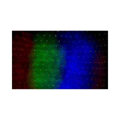 Гирлянда Neon-Night СЕТЬ 2х1,5м, черный ПВХ, 240LEDмульти 215-029