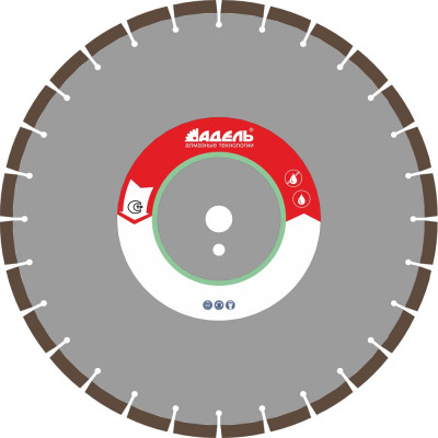 Отрезной сегментный алмазный круг Адель 1A1RSS/C2 КК18426