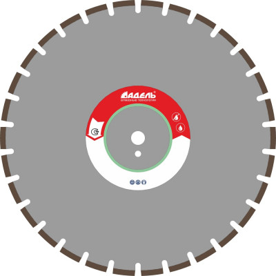Отрезной сегментный алмазный круг Адель 1A1RSS/C2 КК15777