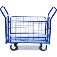 Тележка Стелла-техник платформенная, с бортами, 600х1000мм, КПО-300-С-160-К