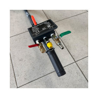 Домкрат подкатной пневматический СОРОКИН 3т (165-440мм) 3.623