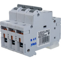 Автоматический выключатель СВЕТОЗАР ПРЕМИУМ 3-полюсный, 63 A, B, откл. сп. 6 кА, 400 В SV-49013-63-B