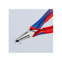 Захватные длинногубцы для электроники плоскокруглые губки, 145 мм, 2-комп ручки KNIPEX KN-3562145