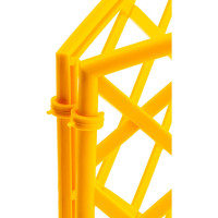 Декоративный забор PALISAD Плетенка 24х320 см, желтый 65001