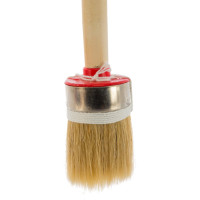 Круглая кисть MTX Профи №10, натуральная щетина, деревянная ручка / 82047