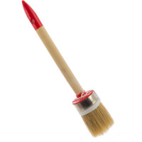 Круглая кисть MTX Профи №10, натуральная щетина, деревянная ручка / 82047