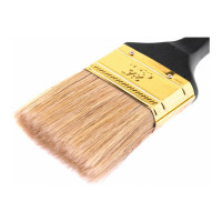 Плоская кисть Профи 2,5 MTX натуральная щетина, пластмассовая ручка// 83163