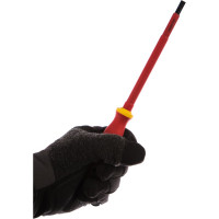 Изолированная отвертка CrV 1000V SL 6.5х150 мм FIT 55899