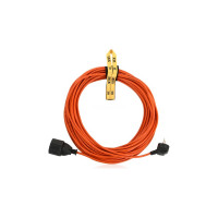 Силовой удлинитель с заземлением LUX, 20м, 1 розетка УС1-Е-20 4606400605362