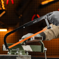 Ножовка по металлу 200-300 мм SPARTA металлическая ручка// 775435