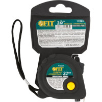 Рулетка FIT 3 м х 16 мм тройной стопор 17223