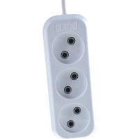 Трехместный сетевой удлинитель LUX У3-0, 10м, 4606400414629