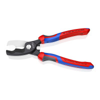 Кабелерез KNIPEX с двойными режущими кромками, Ø 20 мм -70 мм², длина 200 мм, фосфатированный KN-9512200SB