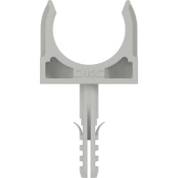 Держатель для труб DKC клипса d32мм+дюбель с винтом 50шт 51332DIY