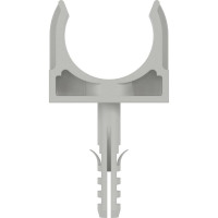 Держатель для труб DKC клипса d32мм+дюбель с винтом 50шт 51332DIY