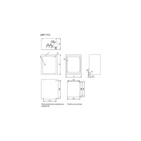 Щит с монтажной панелью, 650х500х220 ЩМП-3 IEK YKM40-03-31
