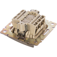 Выключатель Legrand двухклавишный Legrand Valena 10А 250В схема 5 безвинтовые зажимы алюминий 694337