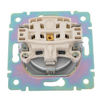 Розетка Legrand с заземлением Legrand Valena без шторок 16А 250В винтовые зажимы алюминий 694342