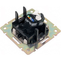 Розетка Legrand компьютерная RJ45 категория 5e UTP Legrand Valena с захватами алюминий 694334