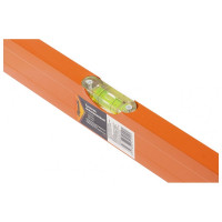 Алюминиевый уровень SPARTA,800 мм,3 глазка, желтый, линейка// 330265