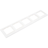 Рамка Legrand 5 постов Valena белый 696744