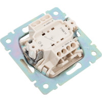 Выключатель Legrand кнопочный одноклавишный Legrand Valena 10А 250В схема 1P безвинтовые зажимы слоновая кость 695607