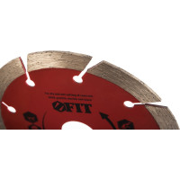 Диск алмазный отрезной Турбо (125 мм; 22.2 мм) для угловых шлифмашин Fit 37503