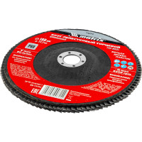 Круг лепестковый торцевой (180х22.2 мм; P60) для УШМ Matrix 74074