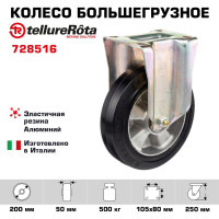 Колесо со стационарной опорой (200 мм; 500 кг) Tellure rota 728516