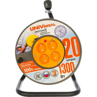 Силовой удлинитель UNIVersal ВЕМ-250 термо ПВС 2*0,75 20м 9634146