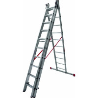Трехсекционная лестница Новая Высота ПРОФ 3x10 604310