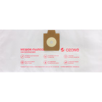 Мешок-пылесборник clean pro синтетический 5 шт. (до 10 л) OZONE CP-222/5