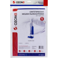 Мешок-пылесборник vertical pro 5 шт. для вертикальных пылесосов (до 5,5 л) OZONE VP-158