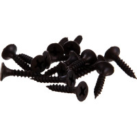 Саморезы черные по гипроку к металлу (250 штук, 3.5 х 19) ХВАТ 22519-4