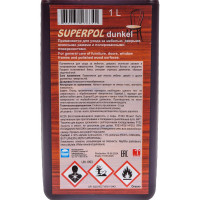 Очиститель SUPERPOL DUNKEL (1 л; темный) для мебели из дерева Pramol 4510.201