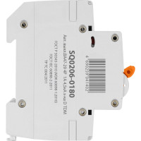 Автоматический выключатель TDM ELECTRIC ВА47-29 4Р 1А 4.5кА D SQ0206-0180