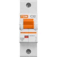 Автоматический выключатель TDM ELECTRIC ВА47-125 1Р 32А 15кА С SQ0208-0053